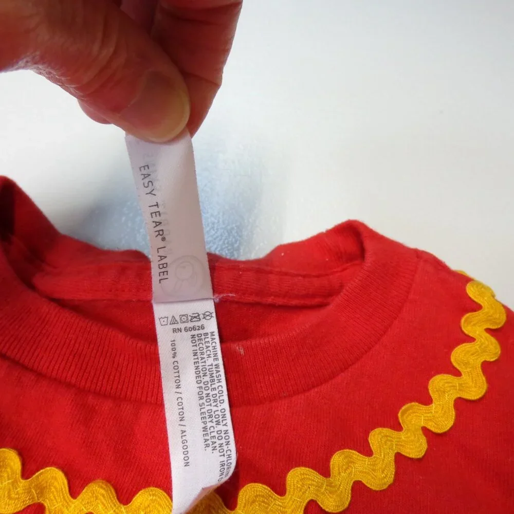 Rabbit Skins Tee Size 7 Hand Made Chiefs Cheerleader Suit